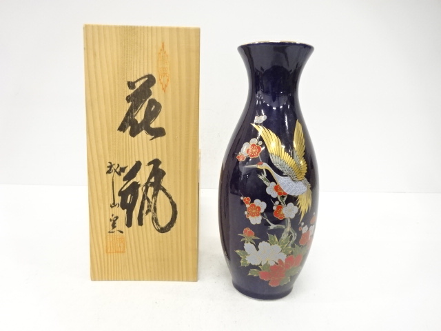 JAPANESE CERAMICS / FLOWER VASE / ARTISAN WORK